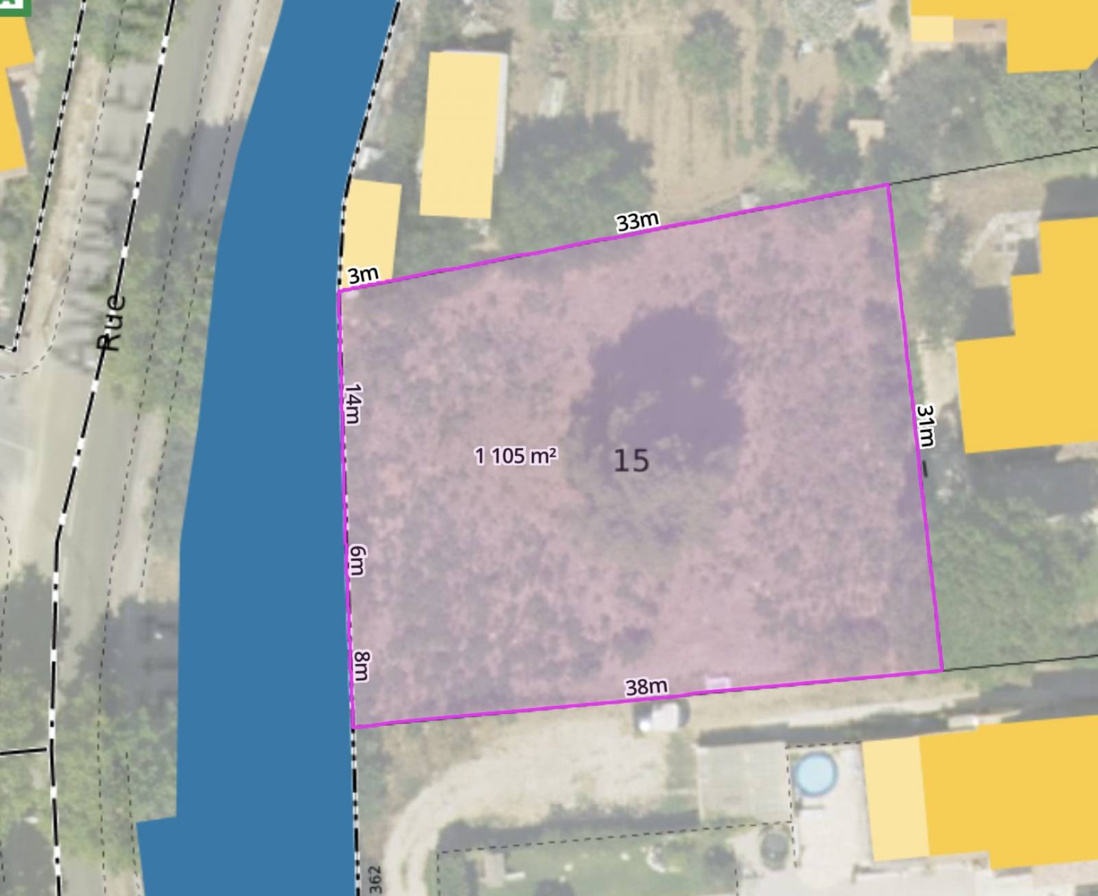 Terrain 1100m2 à Bâtir Allauch La Feve 