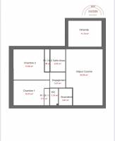 Villa Type 3 Plan de Cuques  Plain-pied